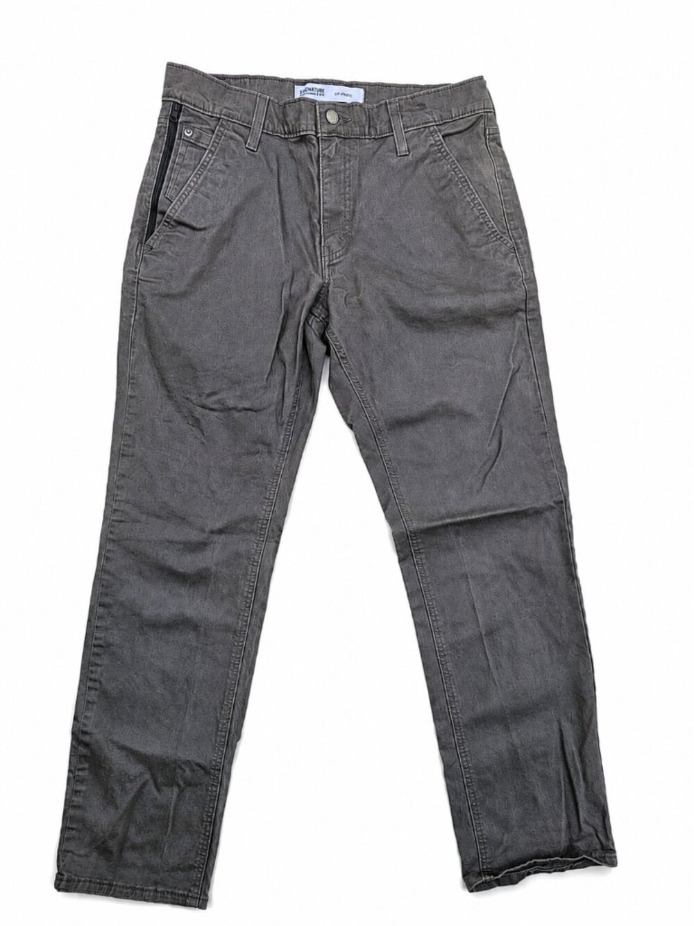 Signature by Levi Strauss & Co S67 Athletic Men's Gray Pants 32x32 Stretch